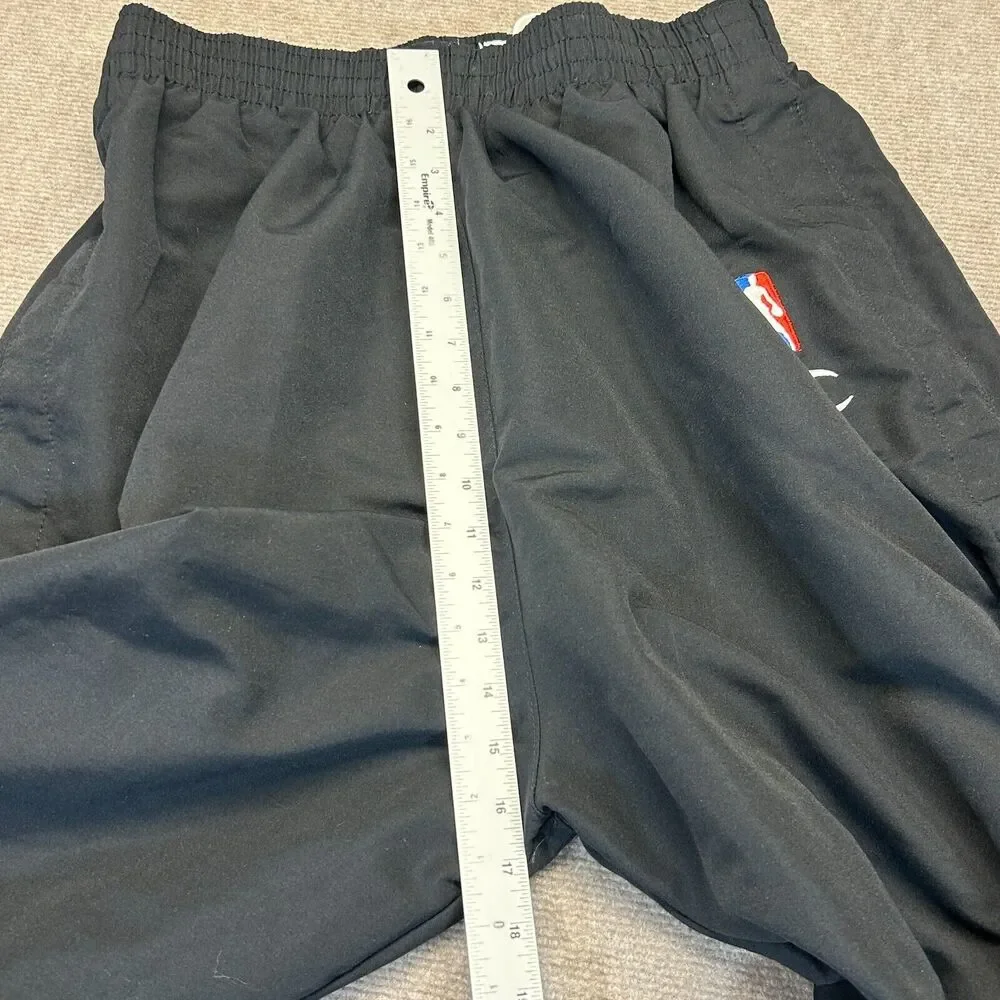 Utah Jazz Team Issue Warm Up Tearaway Pants Size 40 Black Champion Lined 33